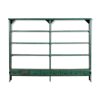 Bookcase With 8 Drawers, 1940's