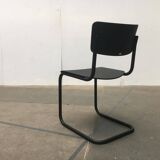 Black Vintage German Cantilever Chair S43 by Mart Stam for Thonet