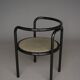 Set of 4 black 'Locus Solus' chairs by Gae Aulenti for Poltronova, 1960s
