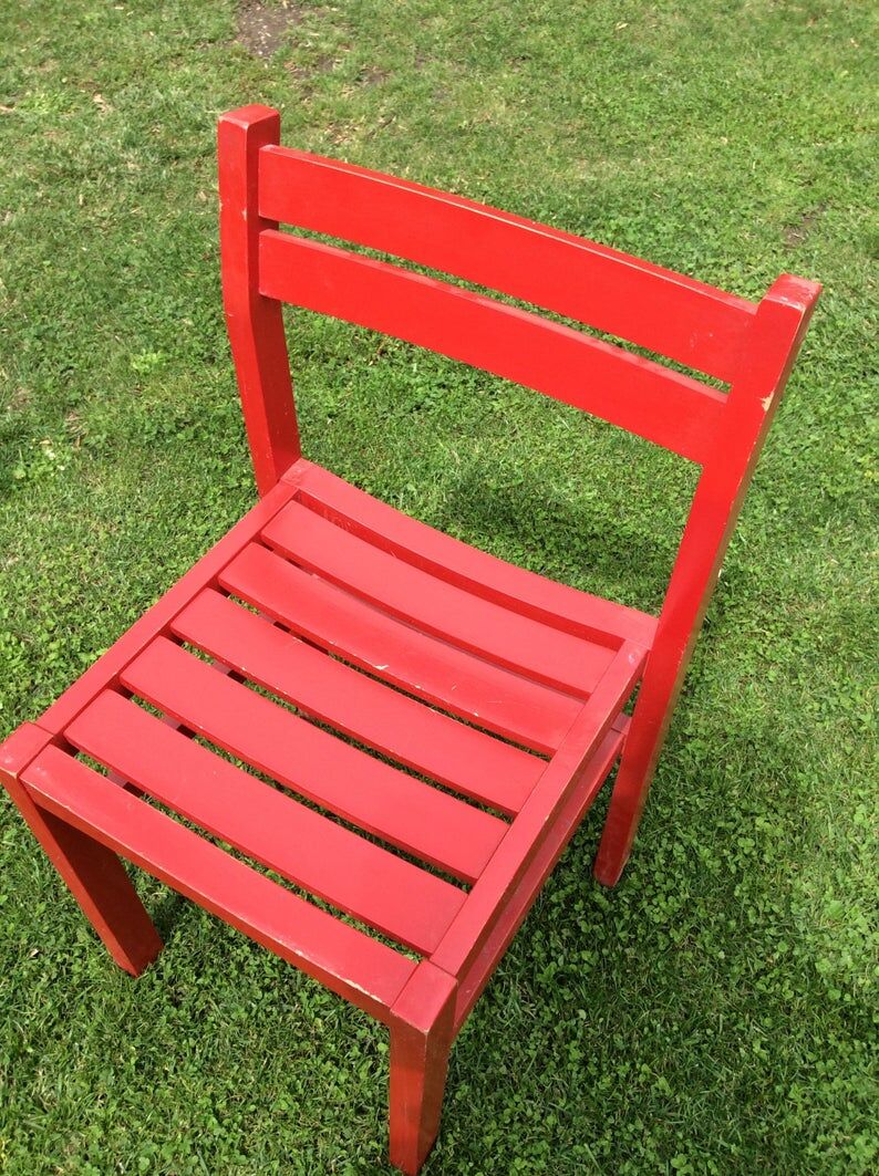 Set of 10 vintage wooden chairs