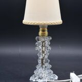 Lampe de table charmante en vase en verre de Murano Rostrato pour Barovier & Toso, années 1940.