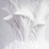 Table lamp ananas ceramic and brass 70s