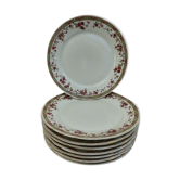 Limoges flower dessert plates