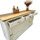 Vintage 3-door wooden sideboard