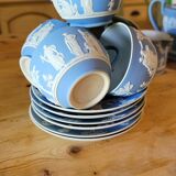 6 cups and wedgwood under cups