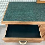 Mado buffet in restored pitch pine