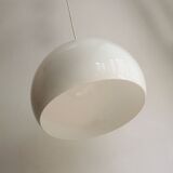 1970's Large White Ceiling Pendant