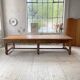 Solid walnut farmhouse castle table 1900 XXL