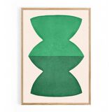 Large painting on paper - abstract painting 50x70cm - JEM - signed Eawy