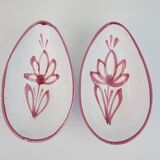Pair of Avocado cups attributed to Robert Picault