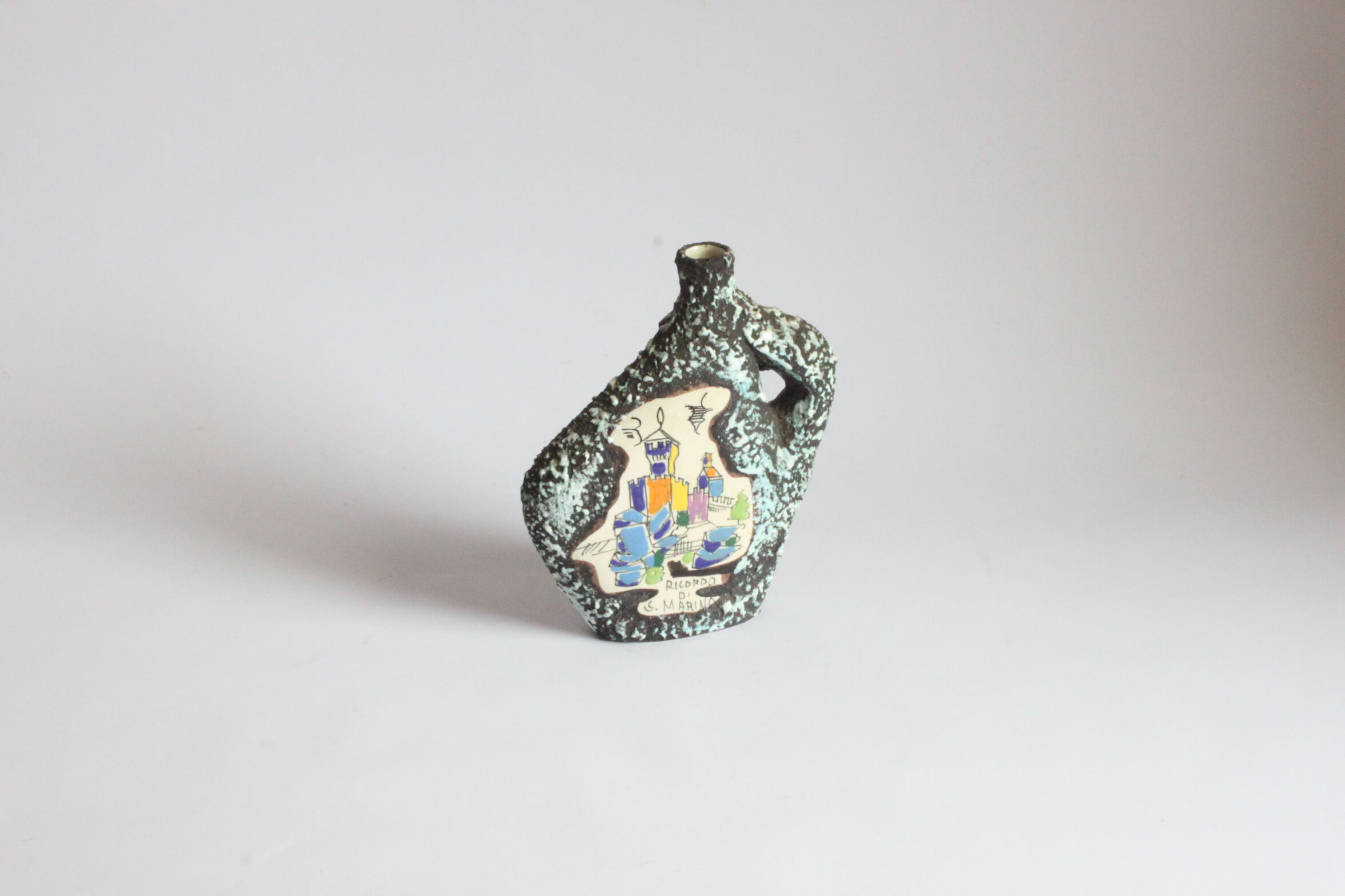 Ricordo Di San Marino Lava Vase By Marmaca 1950S