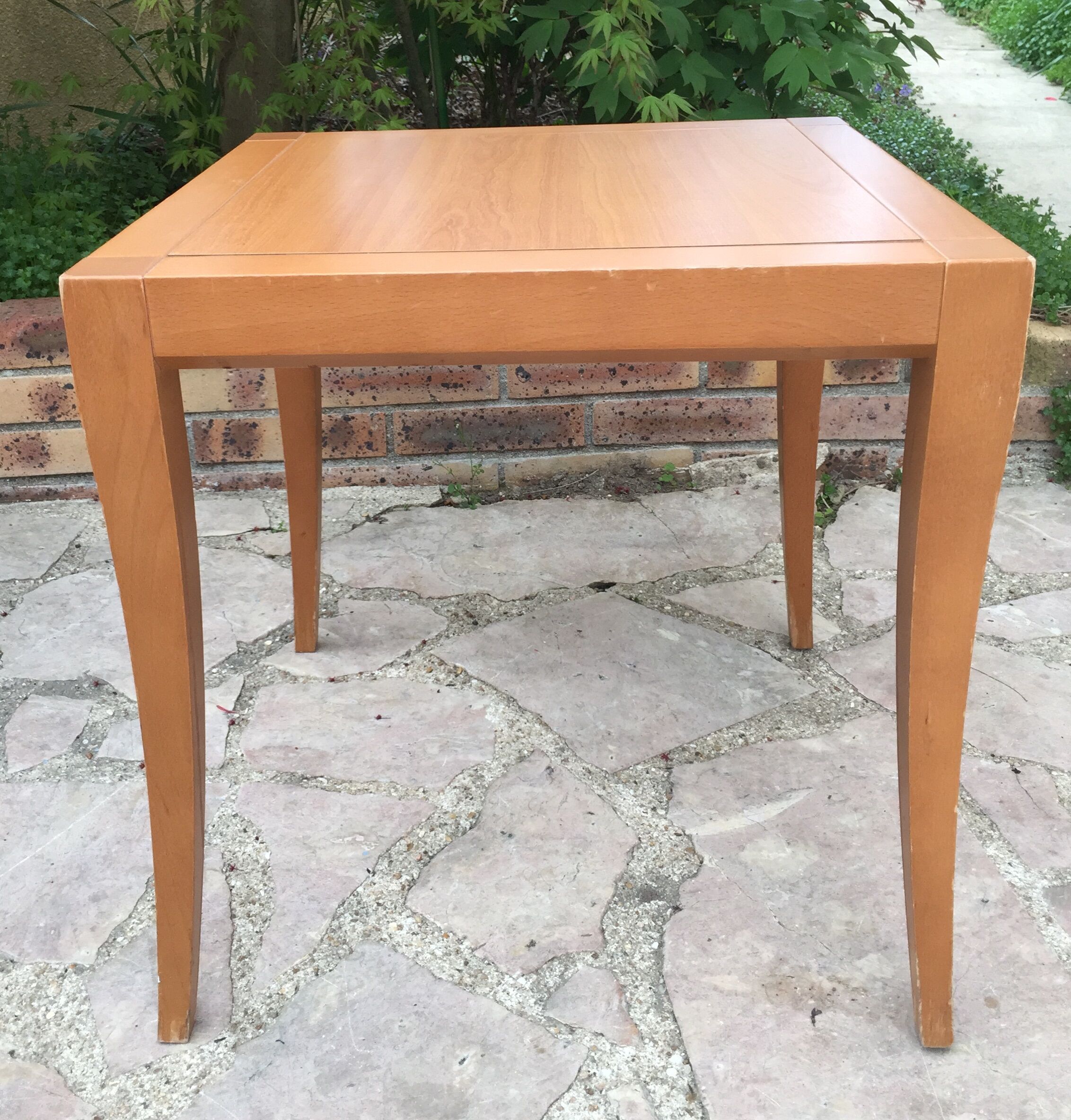 Wooden side table