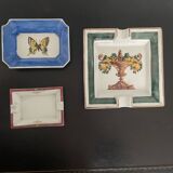 Set of 3 porcelain ashtrays