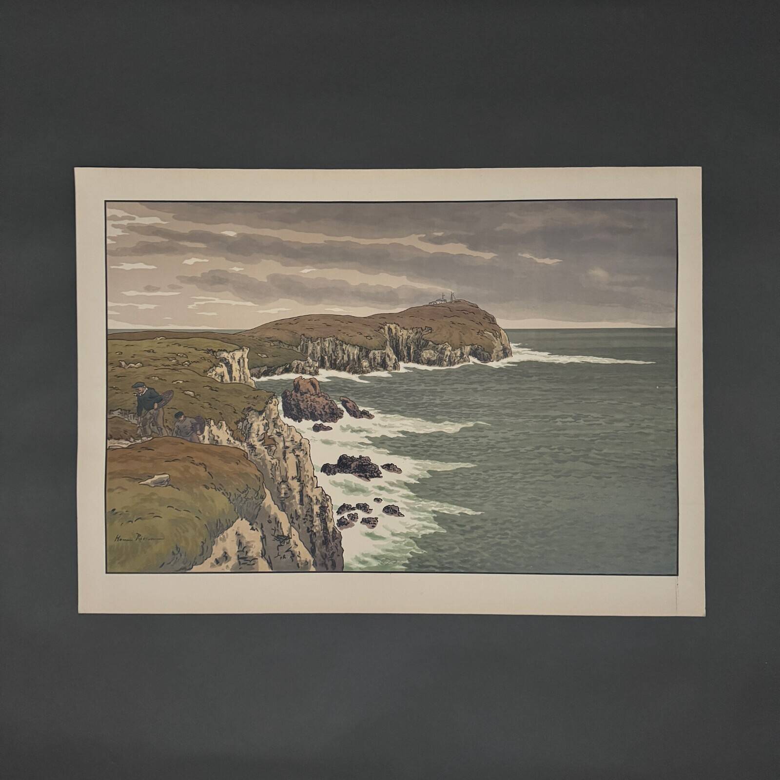 Lithographie par Henri Rivière Les Aspects de la Nature - Le Cap