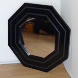 Octagonal mirror by Jean Claude Mahey
