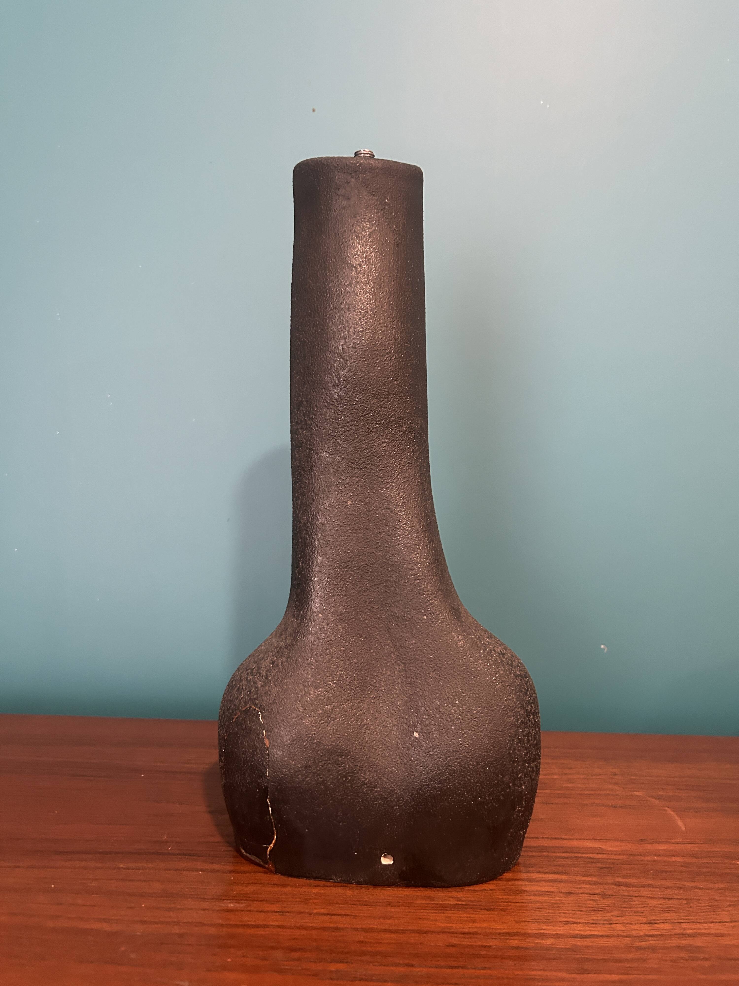 Anthropomorphic vase signed Gilbert Valentin, workshop Les Archanges, around 1950-