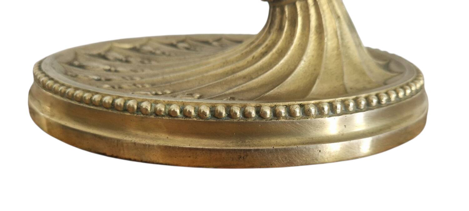 Art Nouveau lamp - Bronze and glass paste signed MüllerFrères - Circa 1910