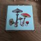Underside faience of Gien decoration mushrooms
