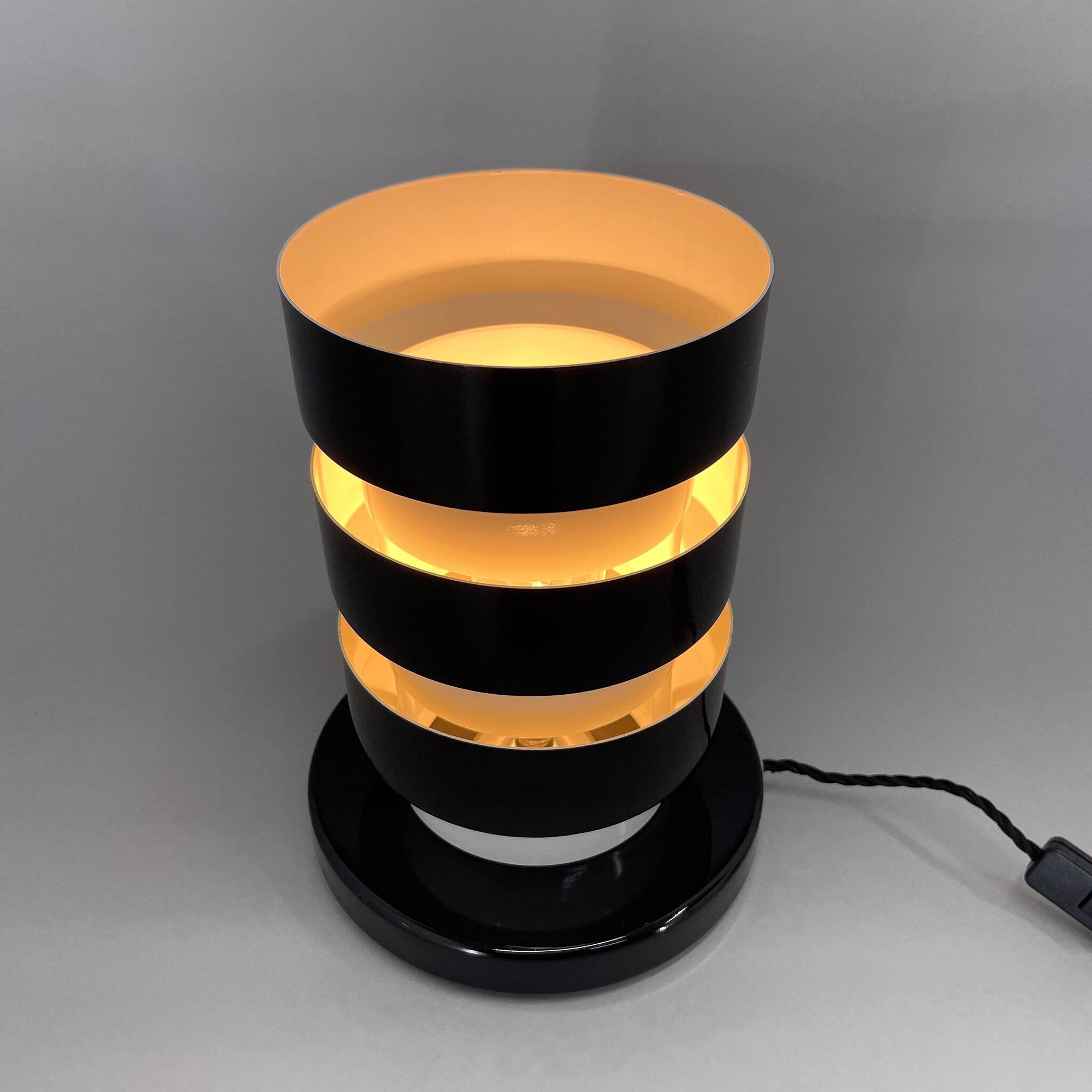Unique Mid-Century Metal Table Lamp, Restored