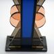 Vase en cristal Ettore Sottsass pour Fontana Arte 1970