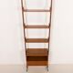 Italian floor to ceiling wall unit or room divider in teak, 1960s