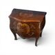 Commode de style louix xv en marqueterie