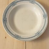 Assiette creuse, service "Carina" de Sarreguemines