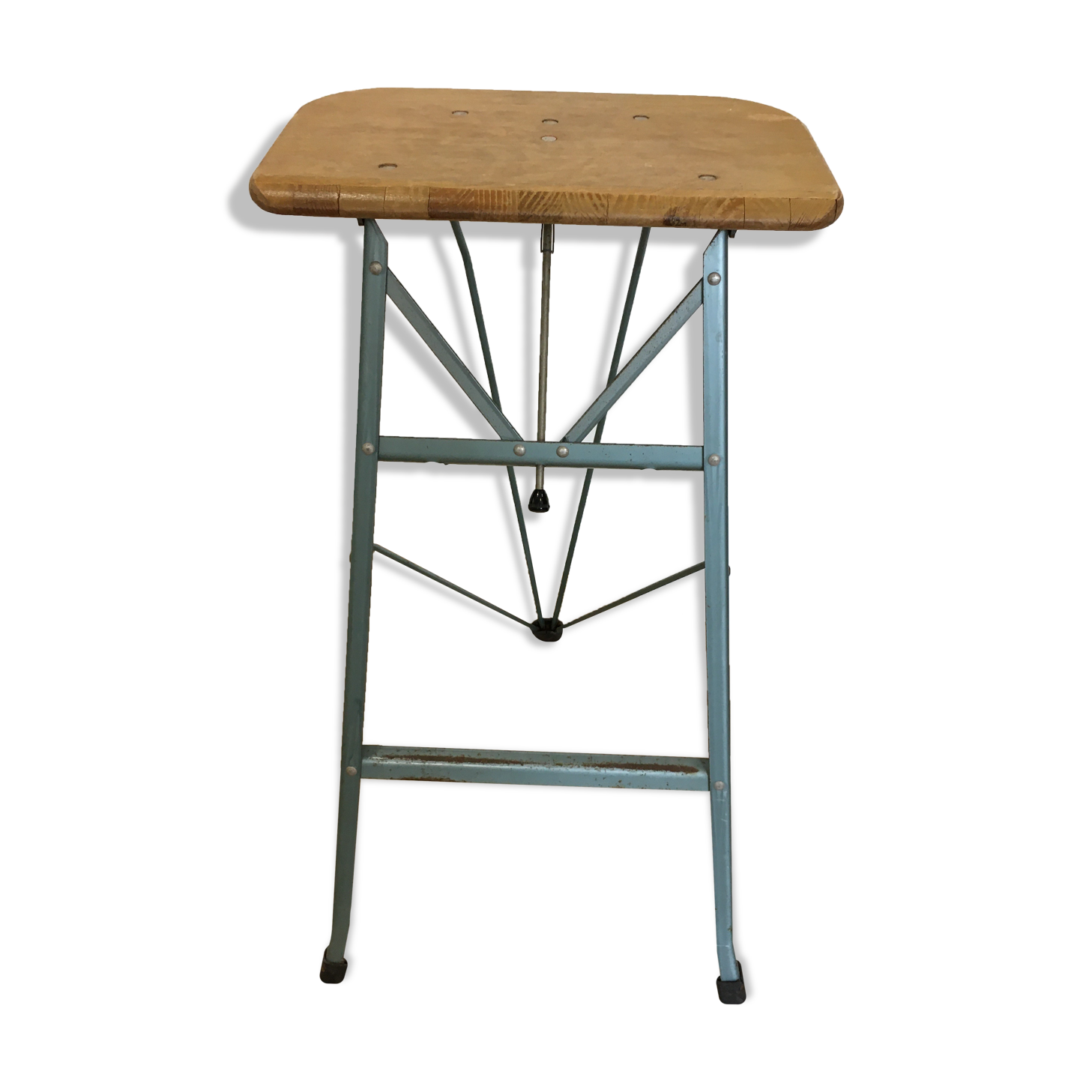 Wooden dragonfly stool