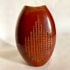 Scarified ceramic Mussara vase, 70s