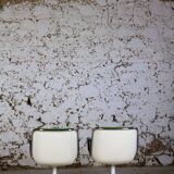 Pair of executive armchairs by Charles Pollock for Knoll