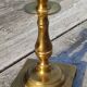 Pair of English golden candle holders