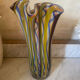 Vintage Murano Striped Vase