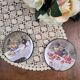 Set of 2 decorative plates ceraplat spain – still lifes