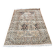 Handmade Persian rug beige cashmere wool from India 127x190cm