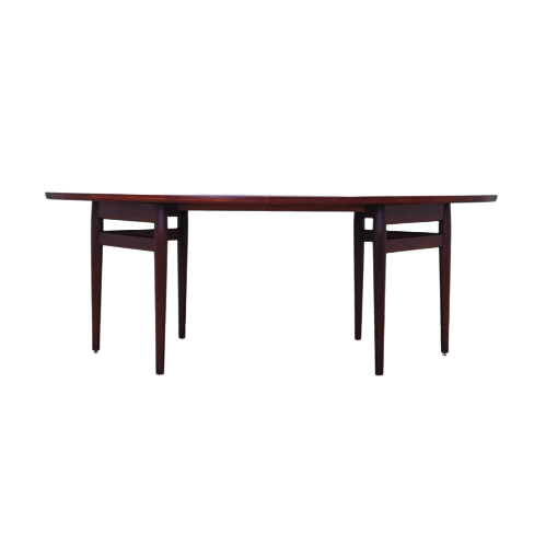 Table ovale en palissandre d'Arne Vodder, Sibast 1950