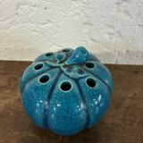 Ceramic pumpkin flower holder