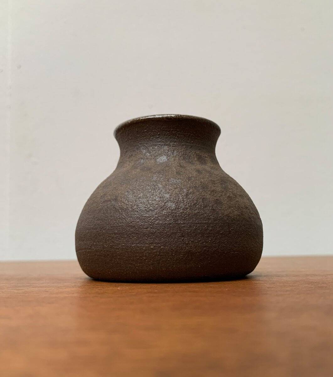 German studio pottery vase from the mid-20th century, 1960s.
