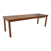 Scandinavian indoor bench-planter in teak, Sweden, 1960