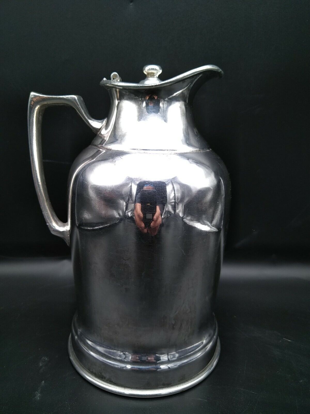 Wear Brite pourer . Grand Silver Co . Nickel Silver . XXth made in UK.
