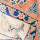 Heriz handmade Persian vintage oriental rug 240 x 195 cm