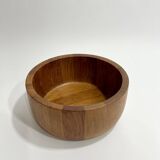 Large vintage Danish teak bowl, design Richard Nissen for Nissen Trævarefabrik Langaa 1960