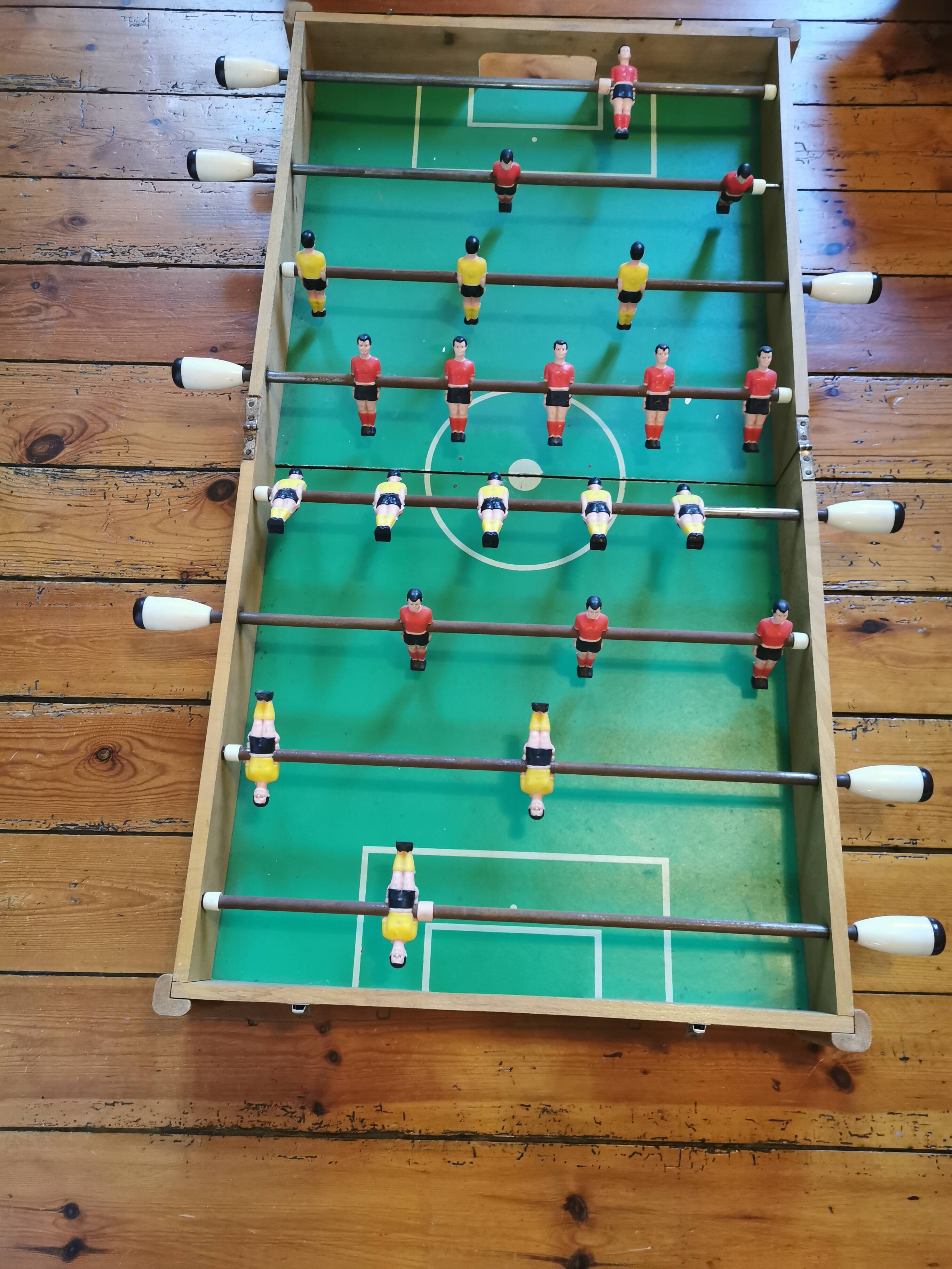 vintage foosball table