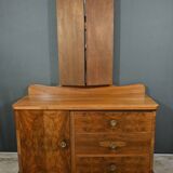 Walnut Veneer Hairdresser, Art Deco - 1930