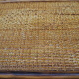 Night table, side table or end of rattan sofa