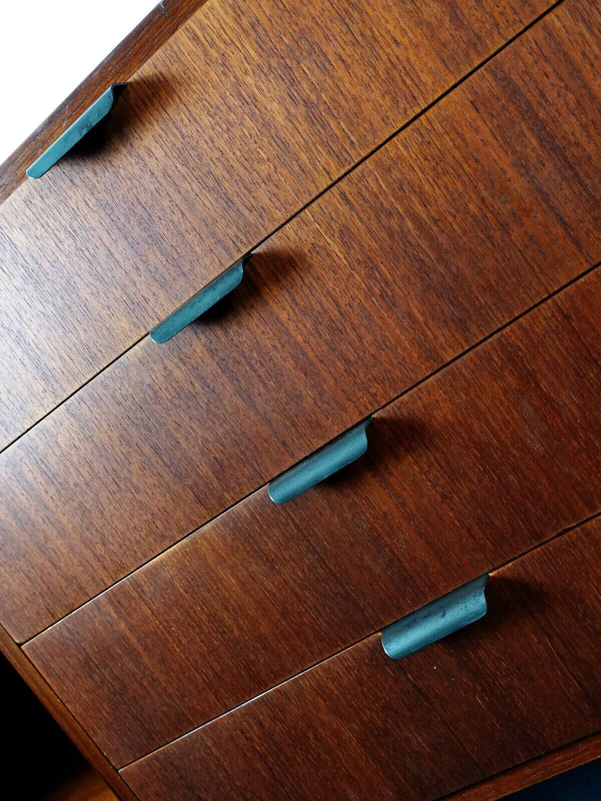 Set of 2 sideboards  dhs-20 teak herbert hirche for christian holzäpfel kg 1950s