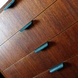 Set of 2 sideboards  dhs-20 teak herbert hirche for christian holzäpfel kg 1950s