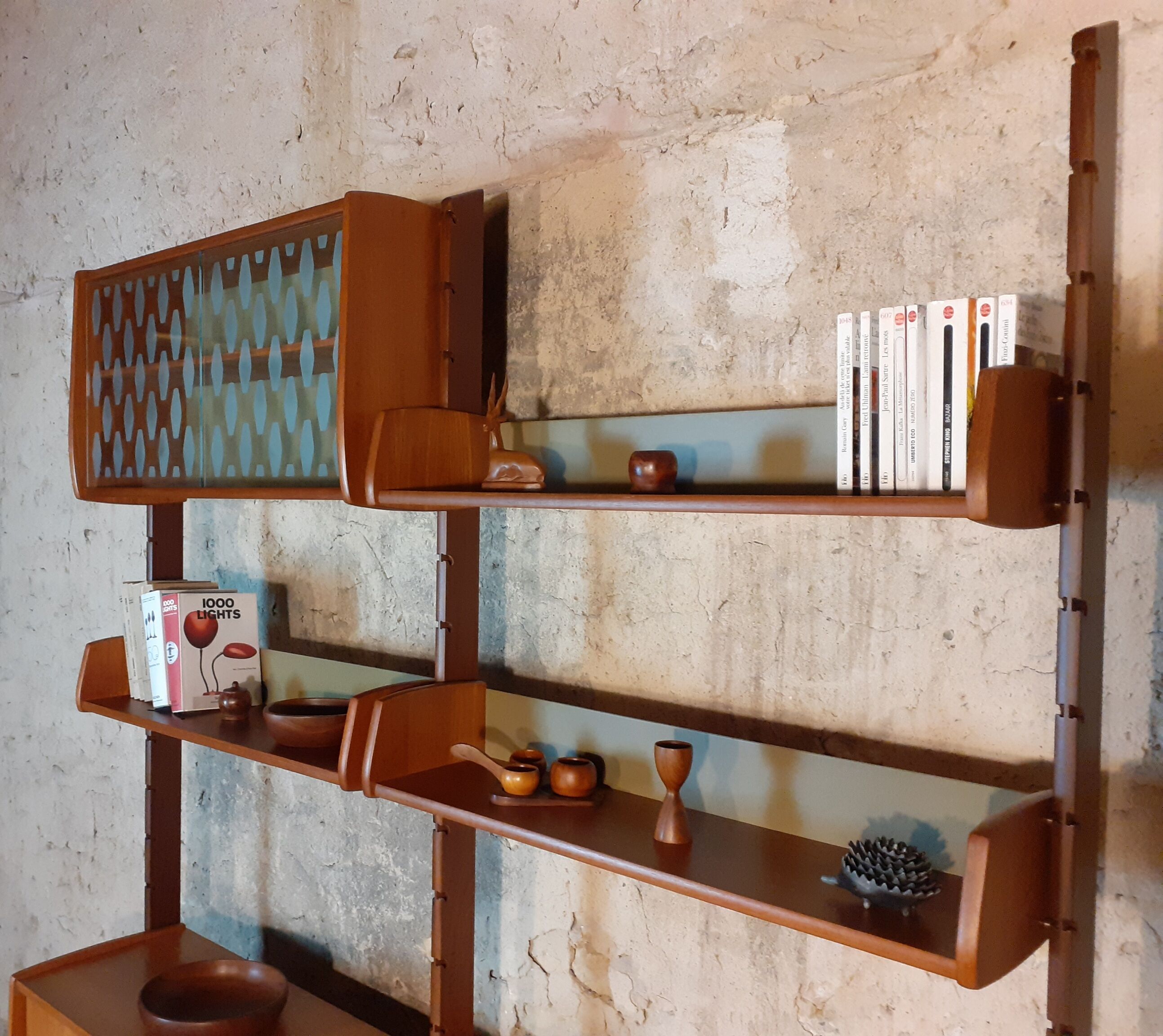 Norwegian teak storage furniture, Ergo model, 2 modules by blindheim