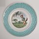 Dessert plates, old, talking theme Fables of the Fountain