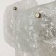 Ice Glass Wall Lamp by J.T. Kalmar