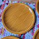 Lot n°2 of 6 Salins barbotine dessert plates